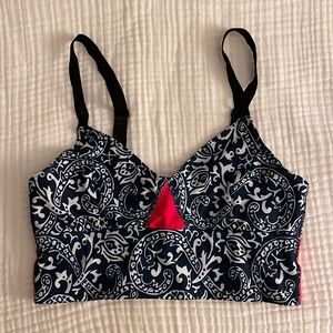 Oiselle Paisley Spando Crop